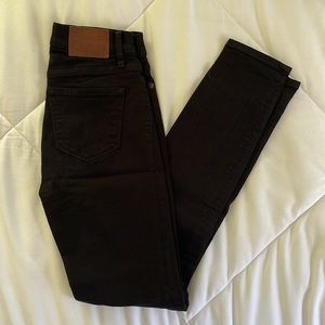 Jcrew Black skinny jeans